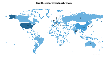 Map of Small Launcher Organization Headquarters