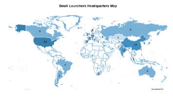 Map of Small Launcher Organization Headquarters